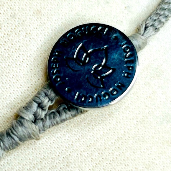 Joseph Nogucci Dark stone, beaded, and woven statement necklace - like new - Picture 4 of 6